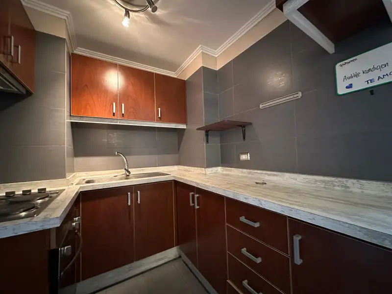 Cocina semi amoblada del departamento 2D en Torre Quattro, Temuco