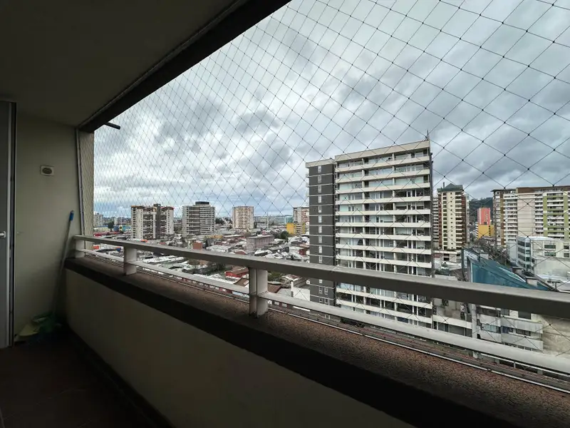 Terraza del departamento 2D en Torre Quattro con vista a Temuco