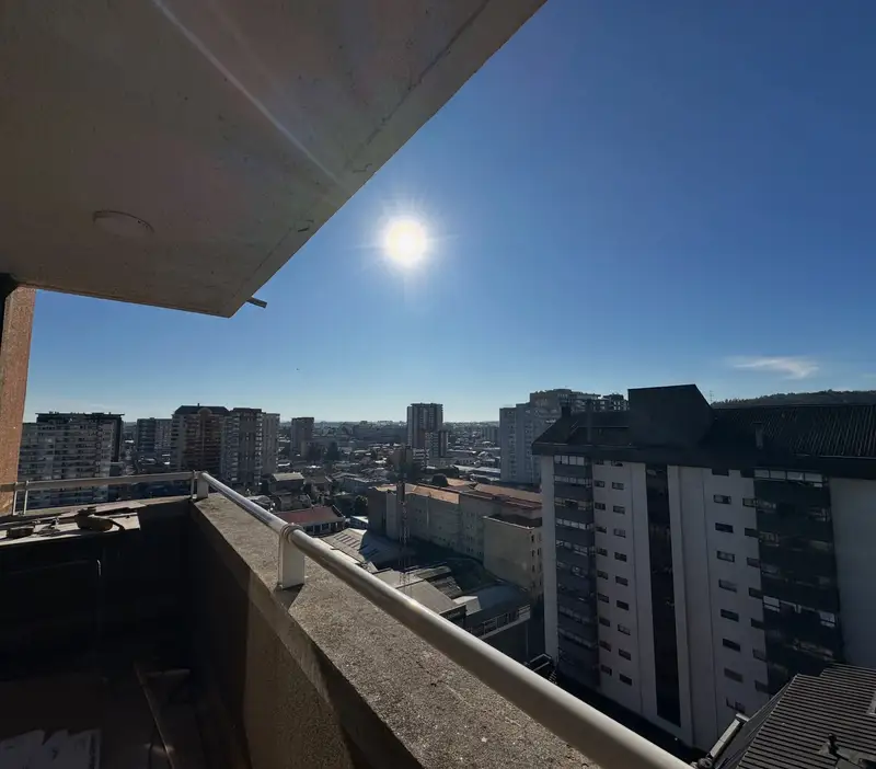 Terraza con vista norponiente sobre el centro de Temuco