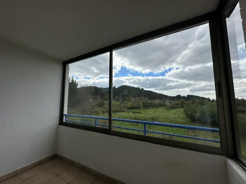 Vista desde la terraza del departamento en Condominio Las Encinas, Temuco