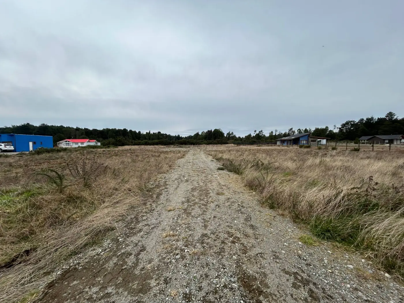 Camino de acceso a las parcelas del Condominio Club de Campo Residencial, Puerto Varas